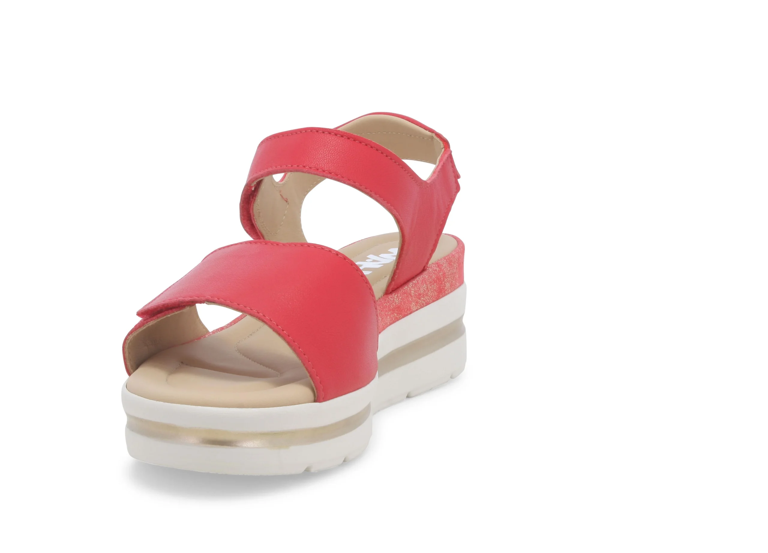 Melluso Sandali Comfort con Zeppa 2 Strappi in Pelle - immagine 6