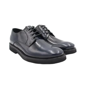 1264 Derby Vitello Abrasivato Blu Ultralight Vibram