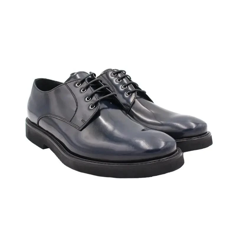 1264 Derby Vitello Abrasivato Blu Ultralight Vibram - immagine 2