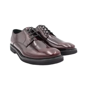1264 Derby Vitello Abrasivato Bordeaux Ultralight Vibram