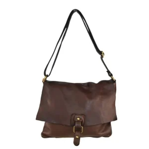 Borsa a spalla in pelle - BAHN35 moro