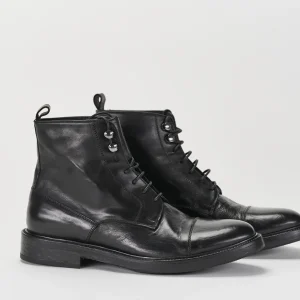 1730 Stivaletto Puntale , Stone Wax Nero