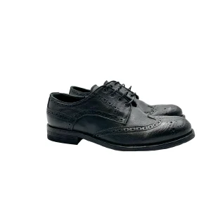 18225 Derby Brogue, Stone Wax Nero