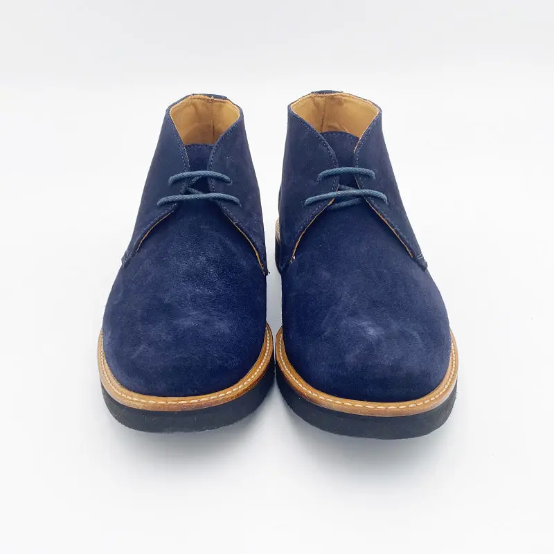 2582 Desert Boots Camoscio GoRain Blu , Ultralight Vibram - immagine 5
