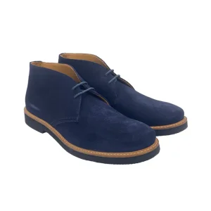 2582 Desert Boots Camoscio GoRain Blu  , Ultralight Vibram