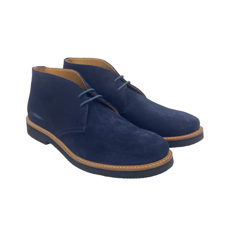 2582 Desert Boots Camoscio GoRain Blu , Ultralight Vibram - immagine 2