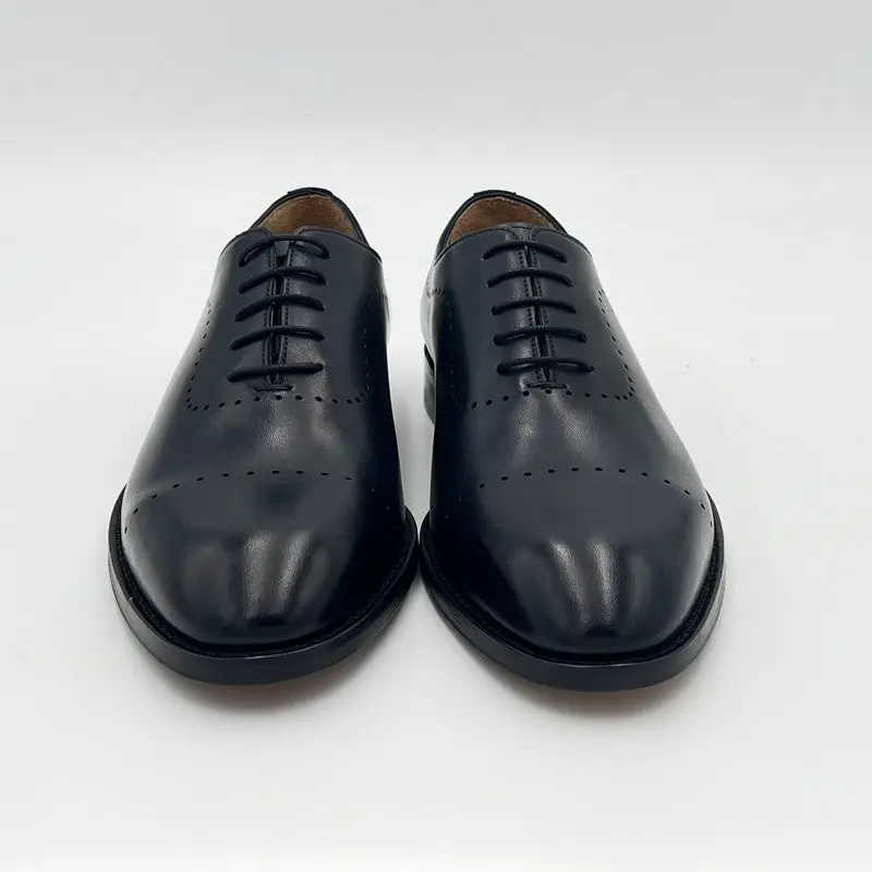 33209 Oxford Liscio Tinto a Mano blu - immagine 3