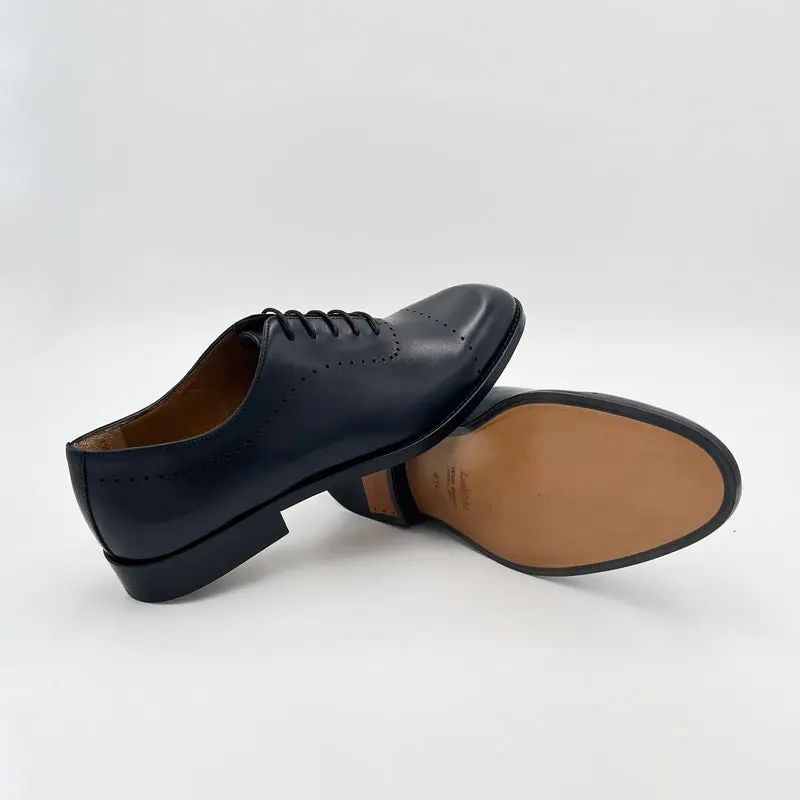 33209 Oxford Liscio Tinto a Mano blu - immagine 5