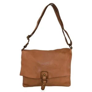 Borsa a spalla in pelle - BAHN35 cuoio