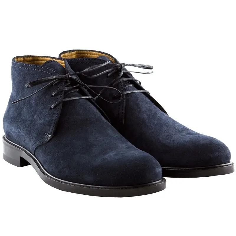 424 Desert Boots Camoscio Go-Rain Blu