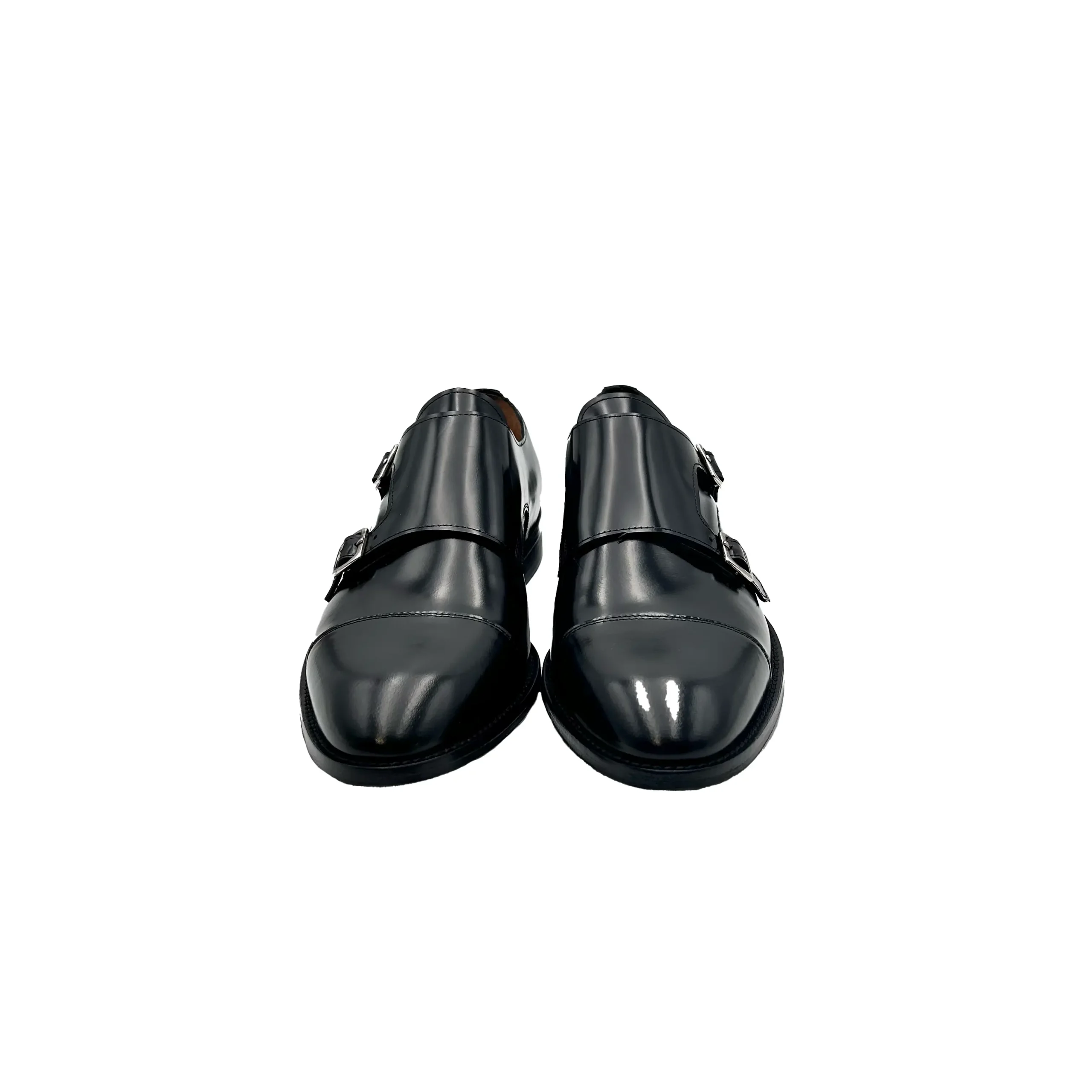 43206 Double Monk Vitello Abrasivato Nero - immagine 3
