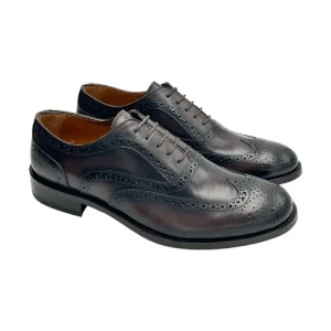 44205 Oxford Full Brogue Tinto a Mano Cioccolato