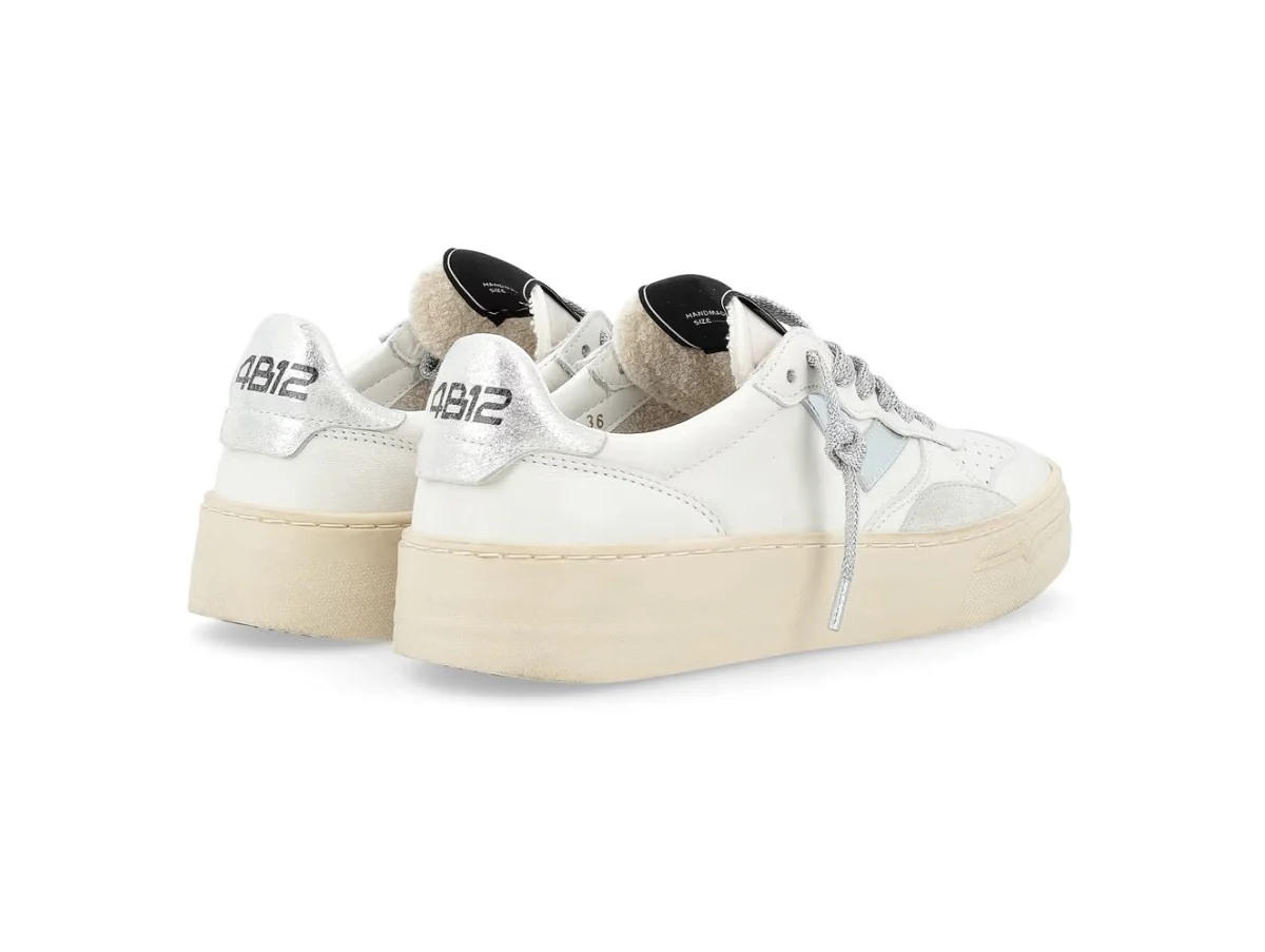 4B12 Sneakers Hyper Donna Primavera Estate Tomaia Pelle - immagine 5