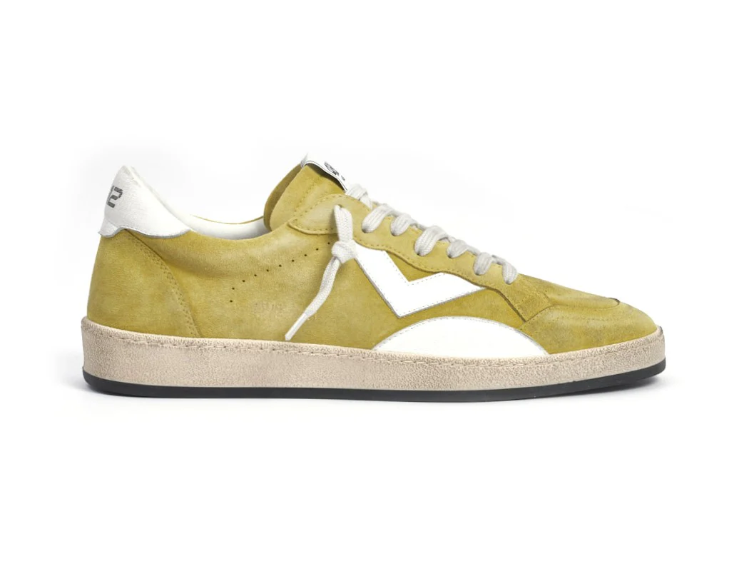 4B12 Play New Sneakers Uomo Made in Italy in Camoscio - immagine 2