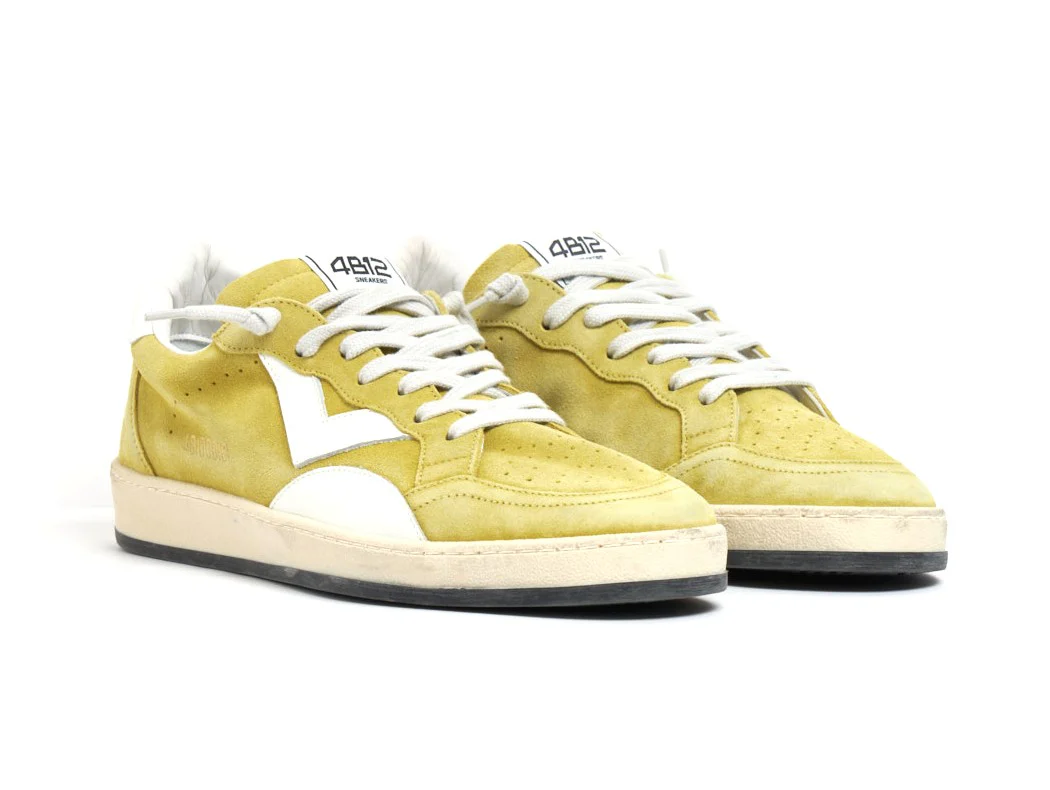 4B12 Play New Sneakers Uomo Made in Italy in Camoscio - immagine 3
