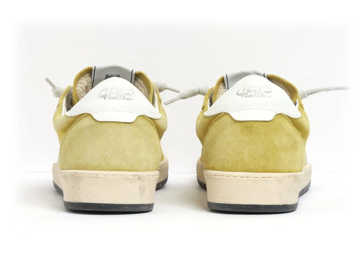 4B12 Play New Sneakers Uomo Made in Italy in Camoscio - immagine 4