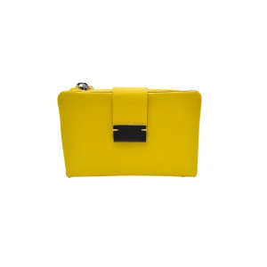6046 Portafoglio Donna Giallo/Moro