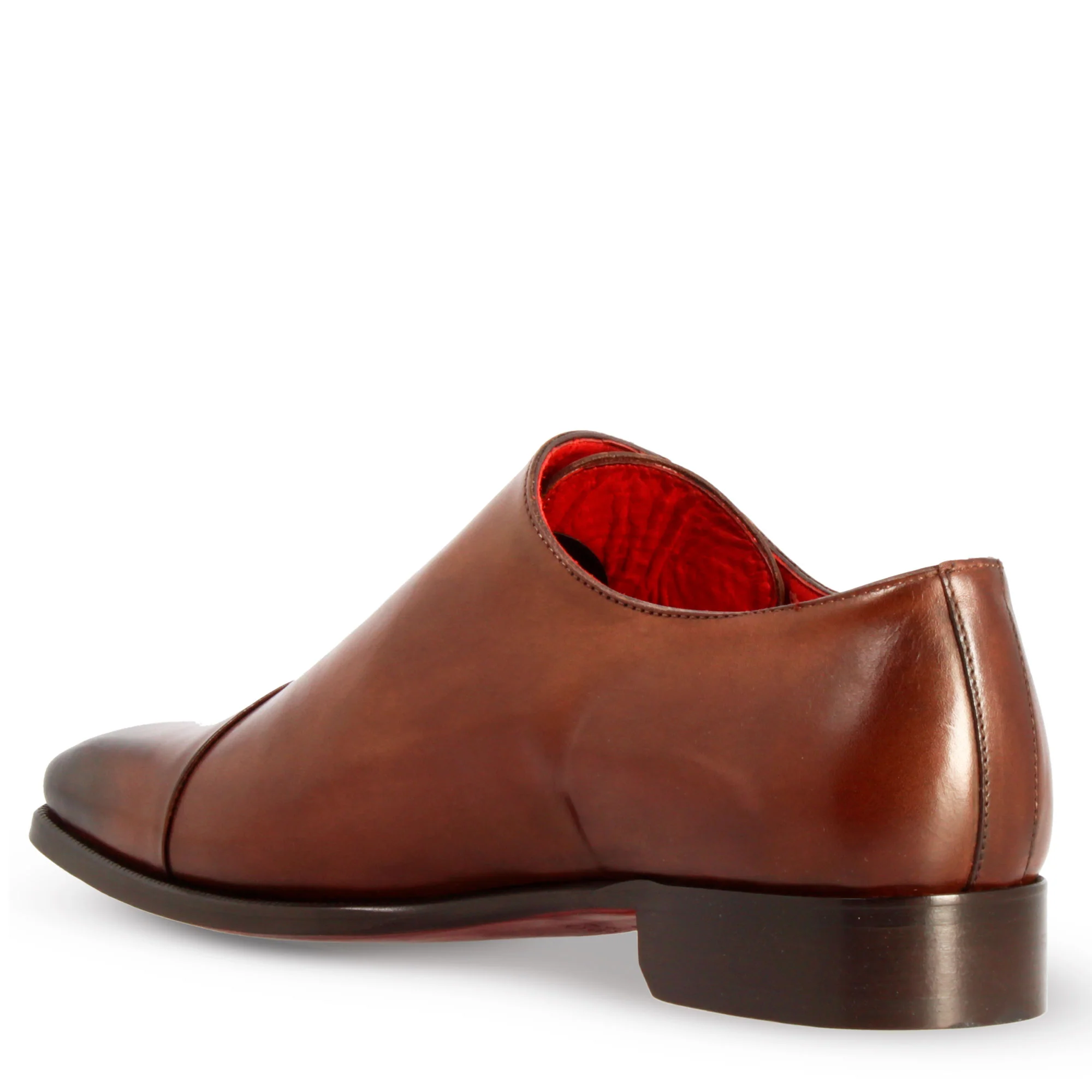 Scarpe eleganti da uomo in pelle color marrone - immagine 5