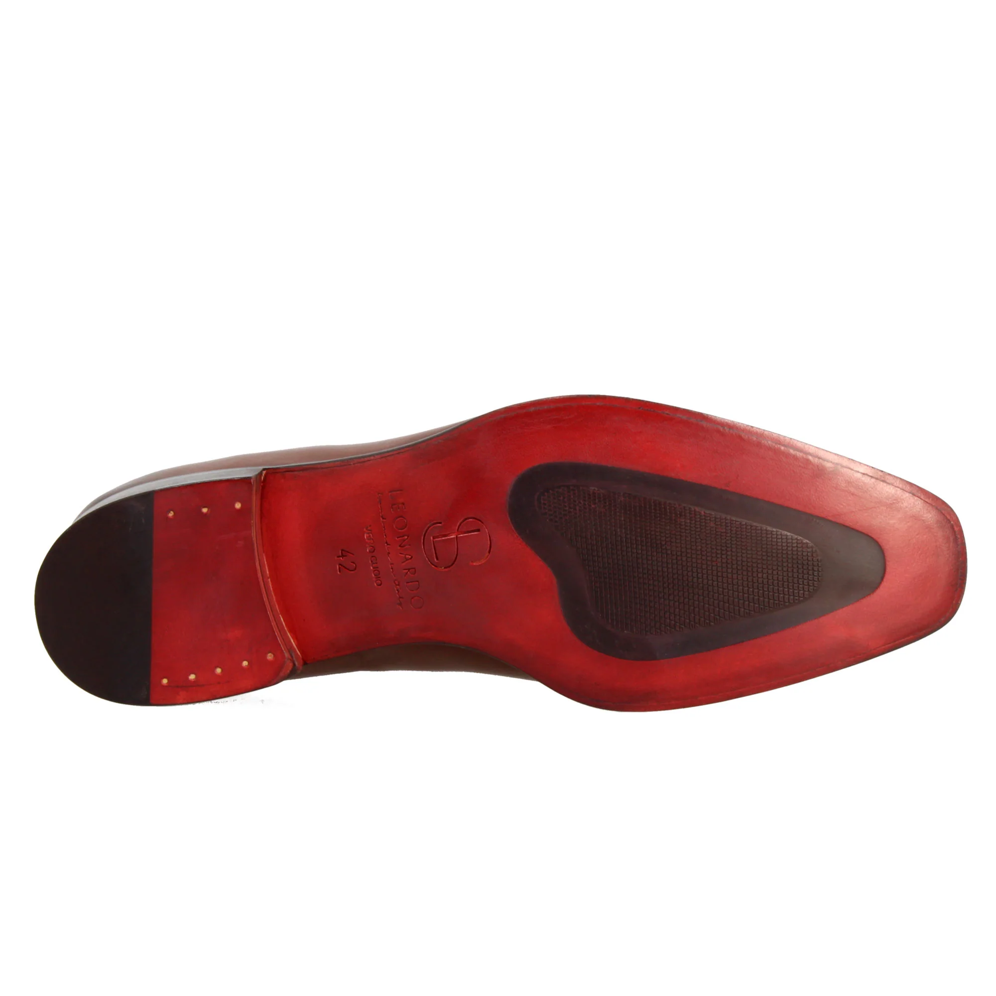 Scarpe eleganti da uomo in pelle color marrone - immagine 6