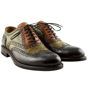 981 Oxford Full Brogue Tinto a Mano , New Biella