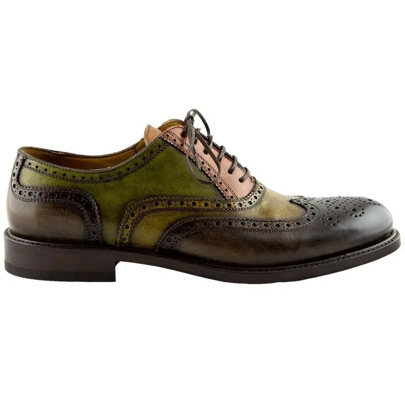 981 Oxford Full Brogue Tinto a Mano , New Biella - immagine 3