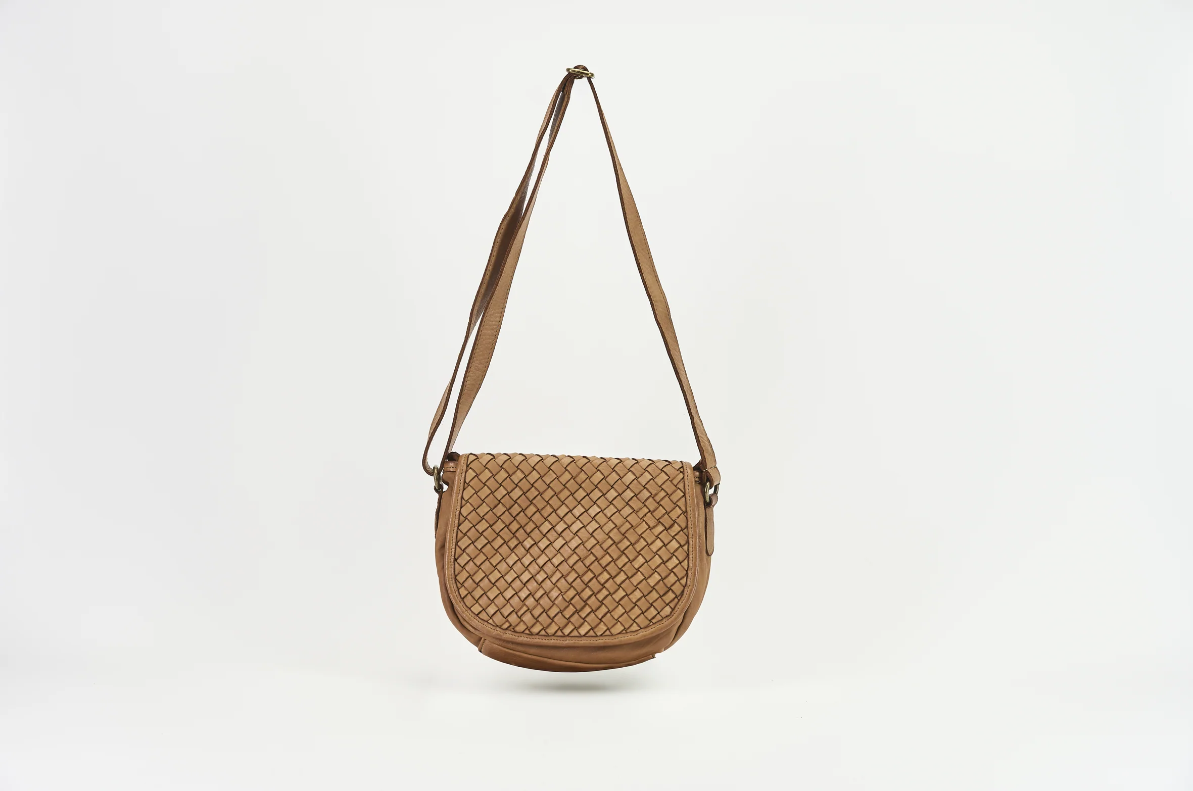 Borsa 2031 intreccio cuoio
