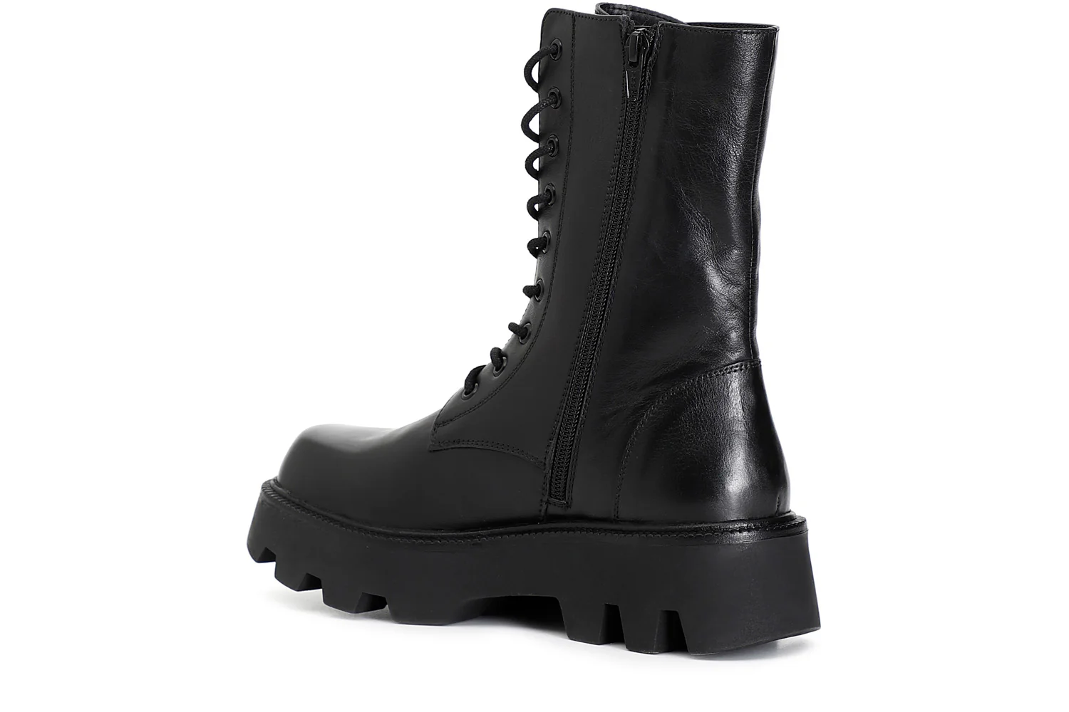 CafèNoir Anfibi Invernali Tacco Medio Donna in Pelle - immagine 5