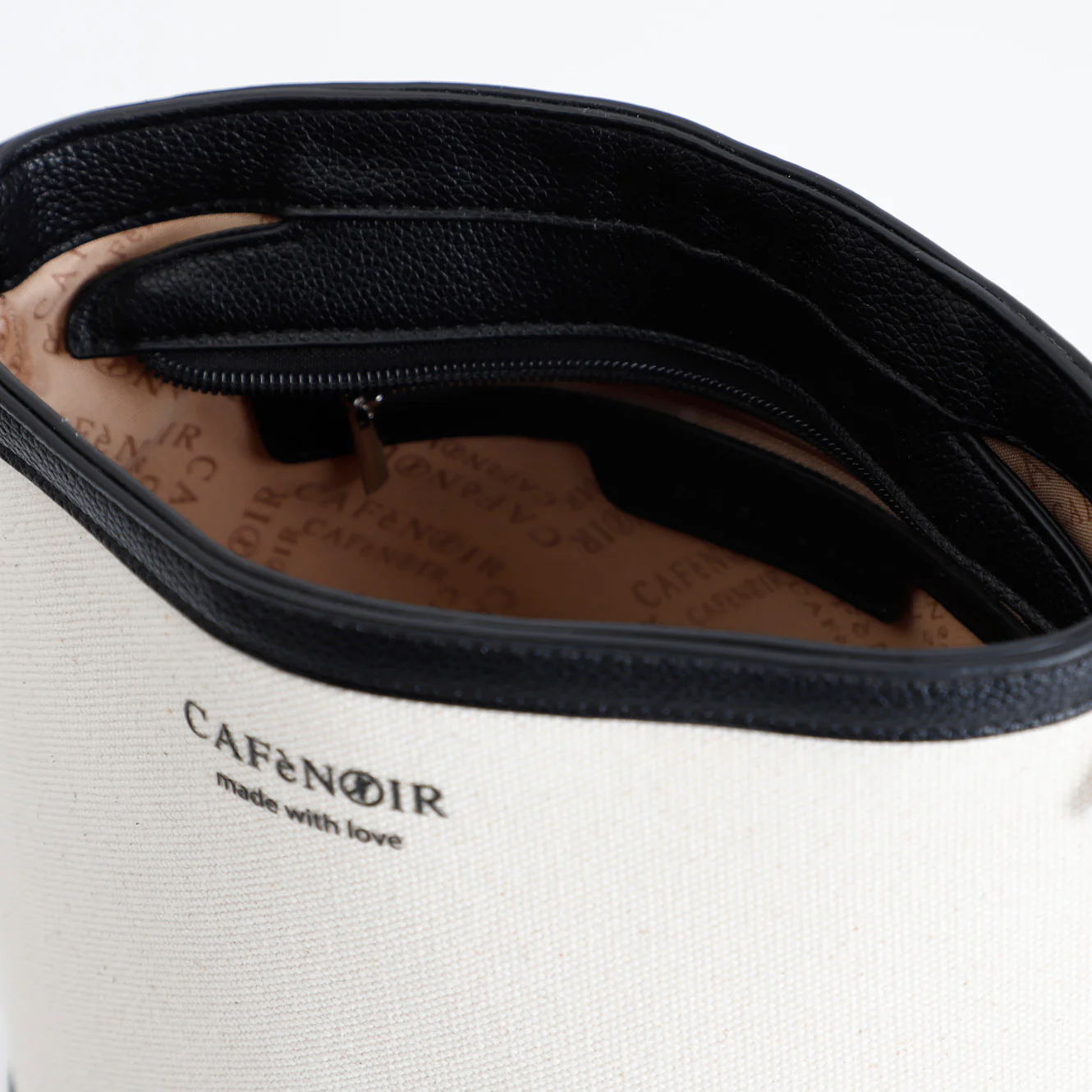 CafèNoir Secchiello in Canvas con Profili a Contrasto - immagine 6