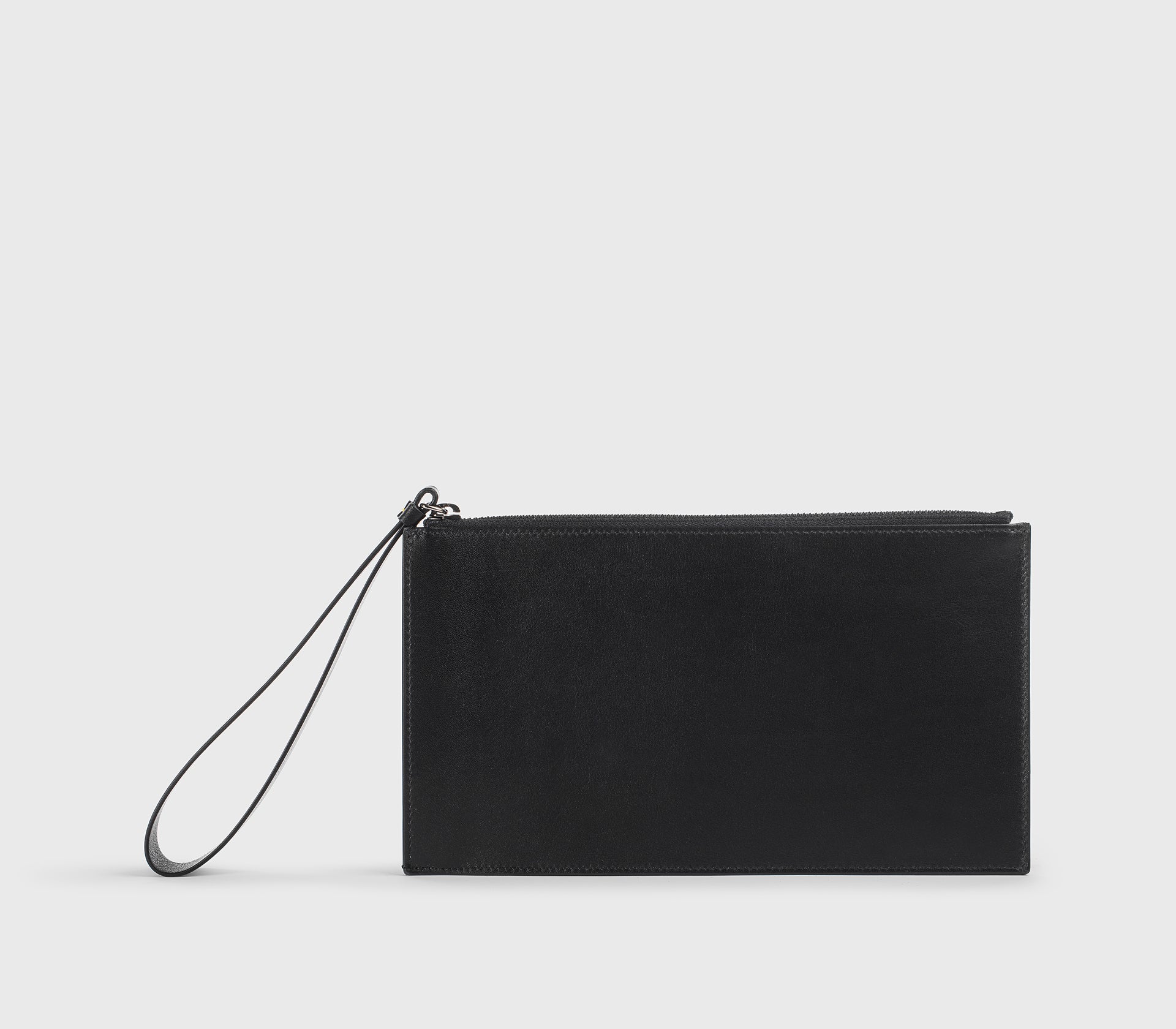 Porta carte di credito in pelle nero - immagine 2