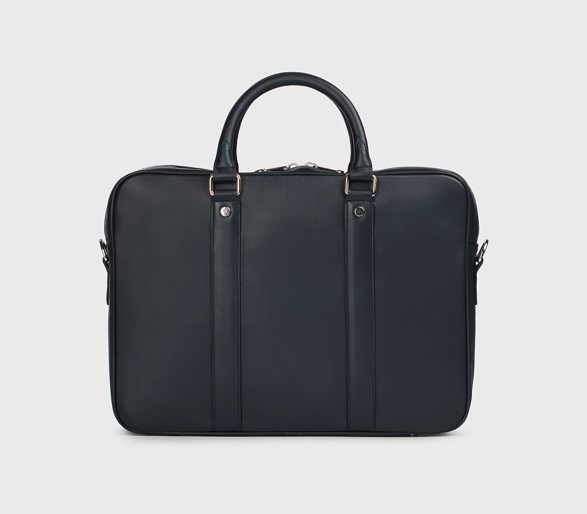 Borsa 24H in pelle blu - immagine 5