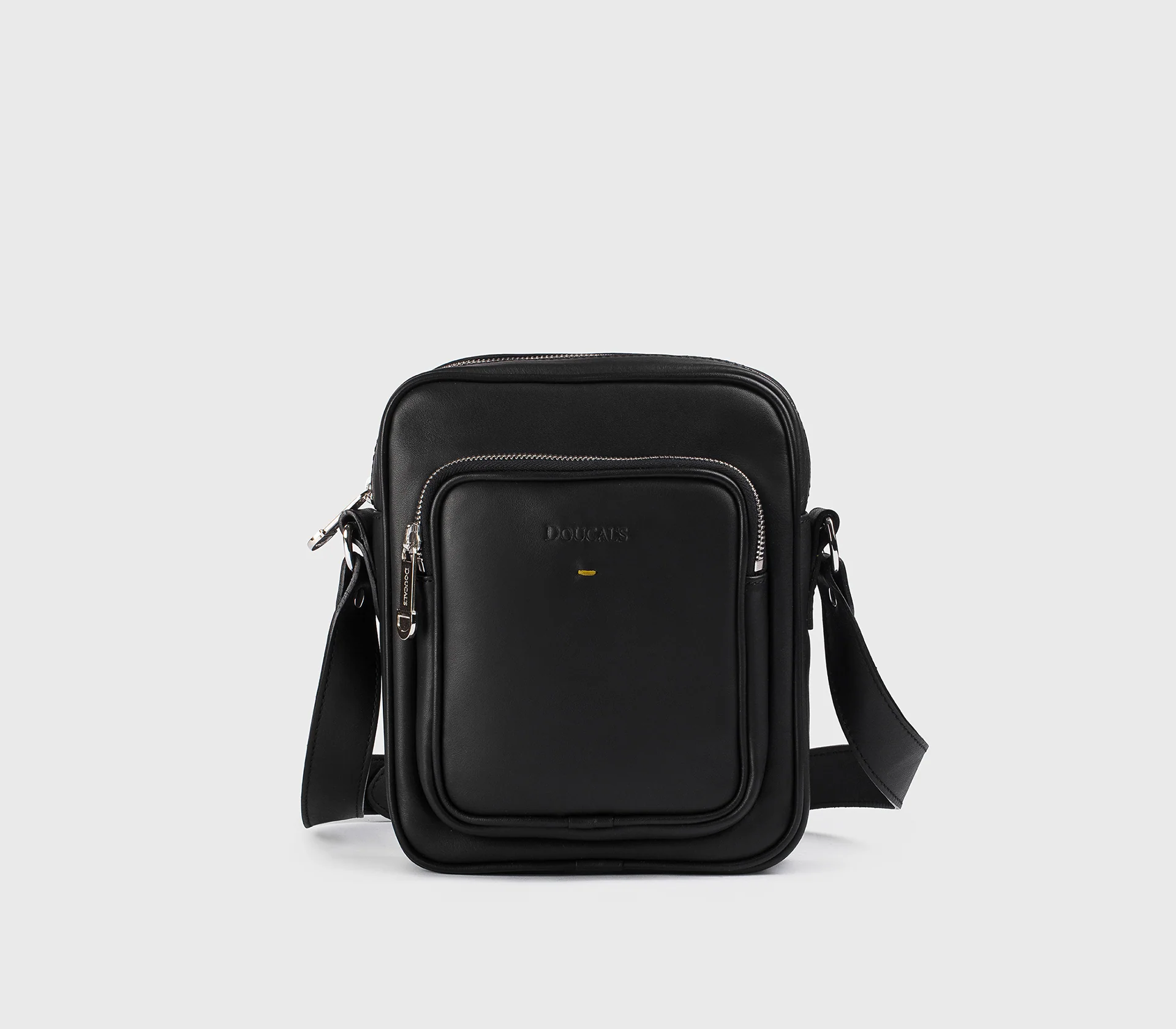 Borsa a tracolla in pelle nera - immagine 2