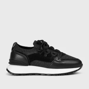 DD8730WHITPX722NN00 - Sneaker in materiali combinati nera