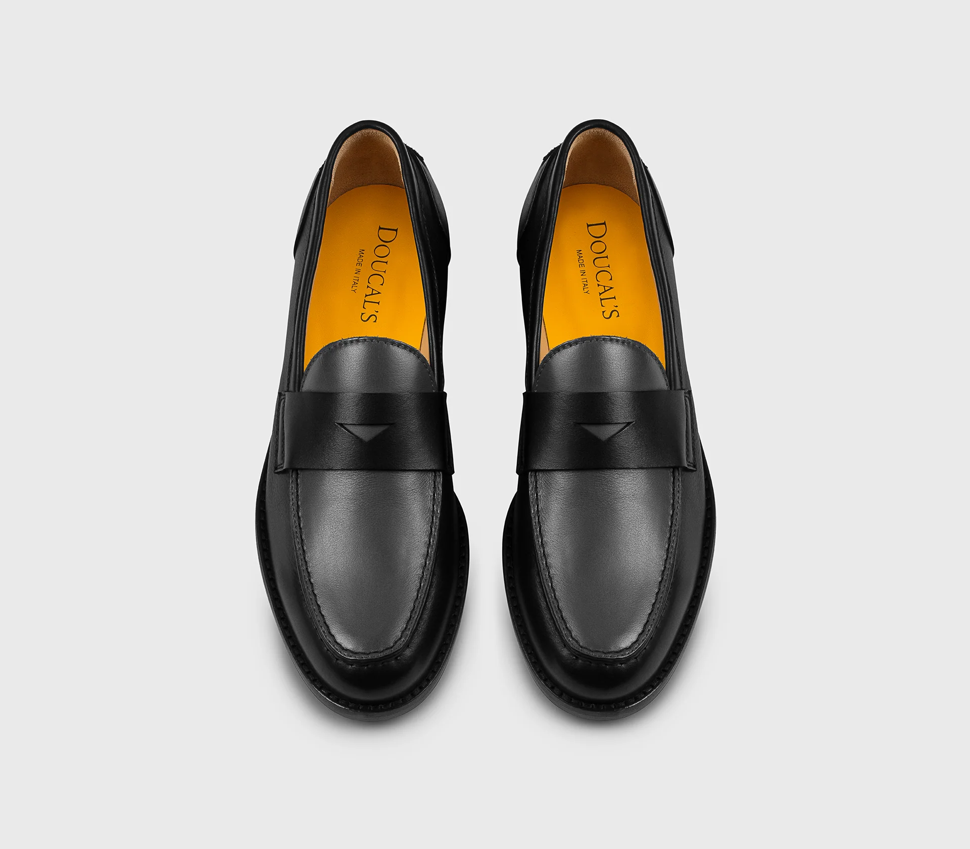 DD8796ALAIPF708NN06 - Mocassino in pelle bicolore nero e grigio scuro - immagine 3