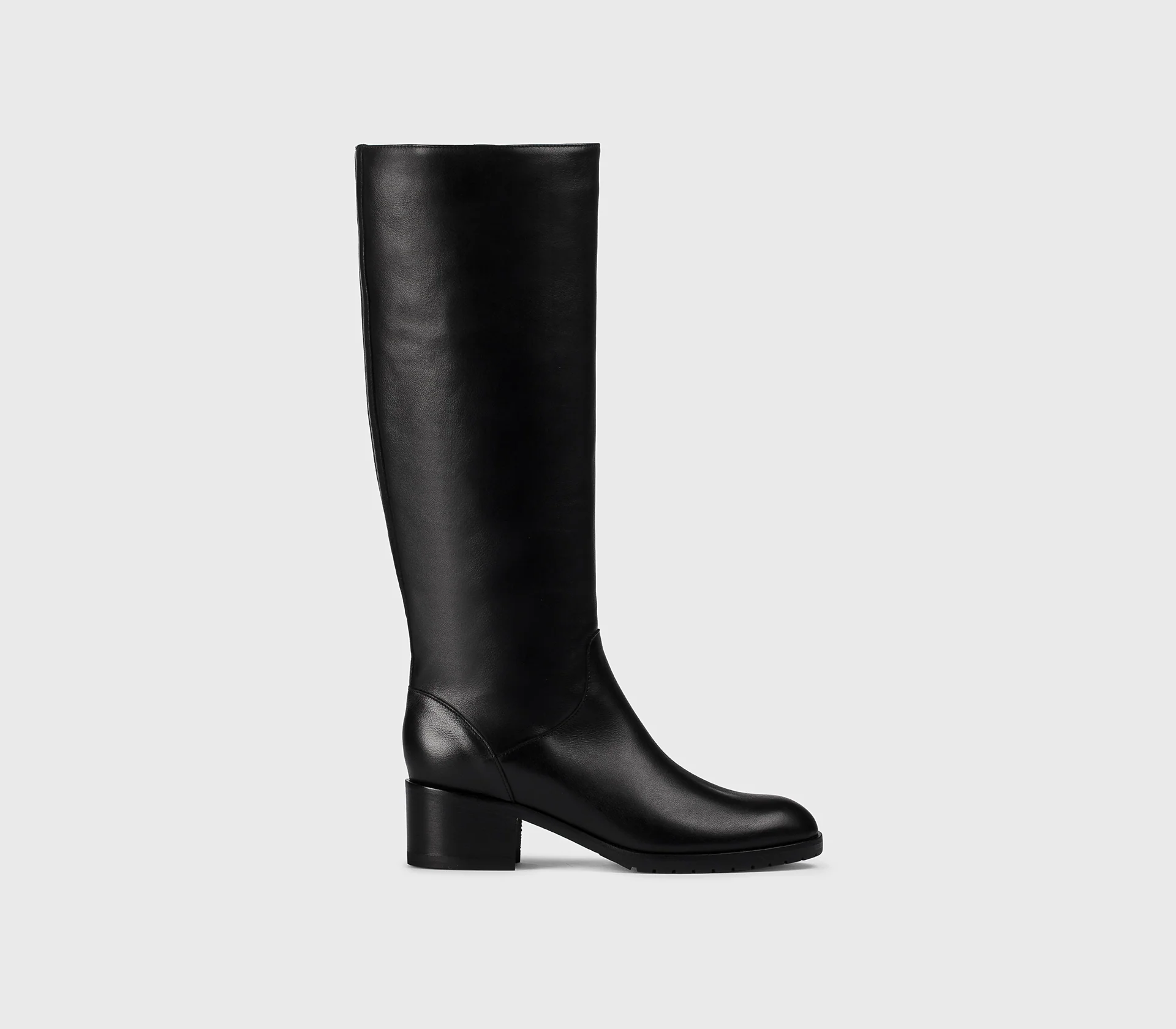 DD8831ROXAUF214NN00 - Stivale con tacco in pelle nero