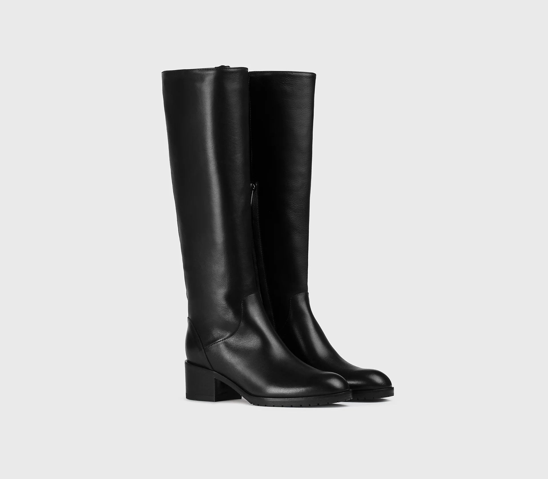 DD8831ROXAUF214NN00 - Stivale con tacco in pelle nero - immagine 4