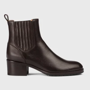 DD8834ROXAUF214TL03 - Stivaletto in pelle mogano