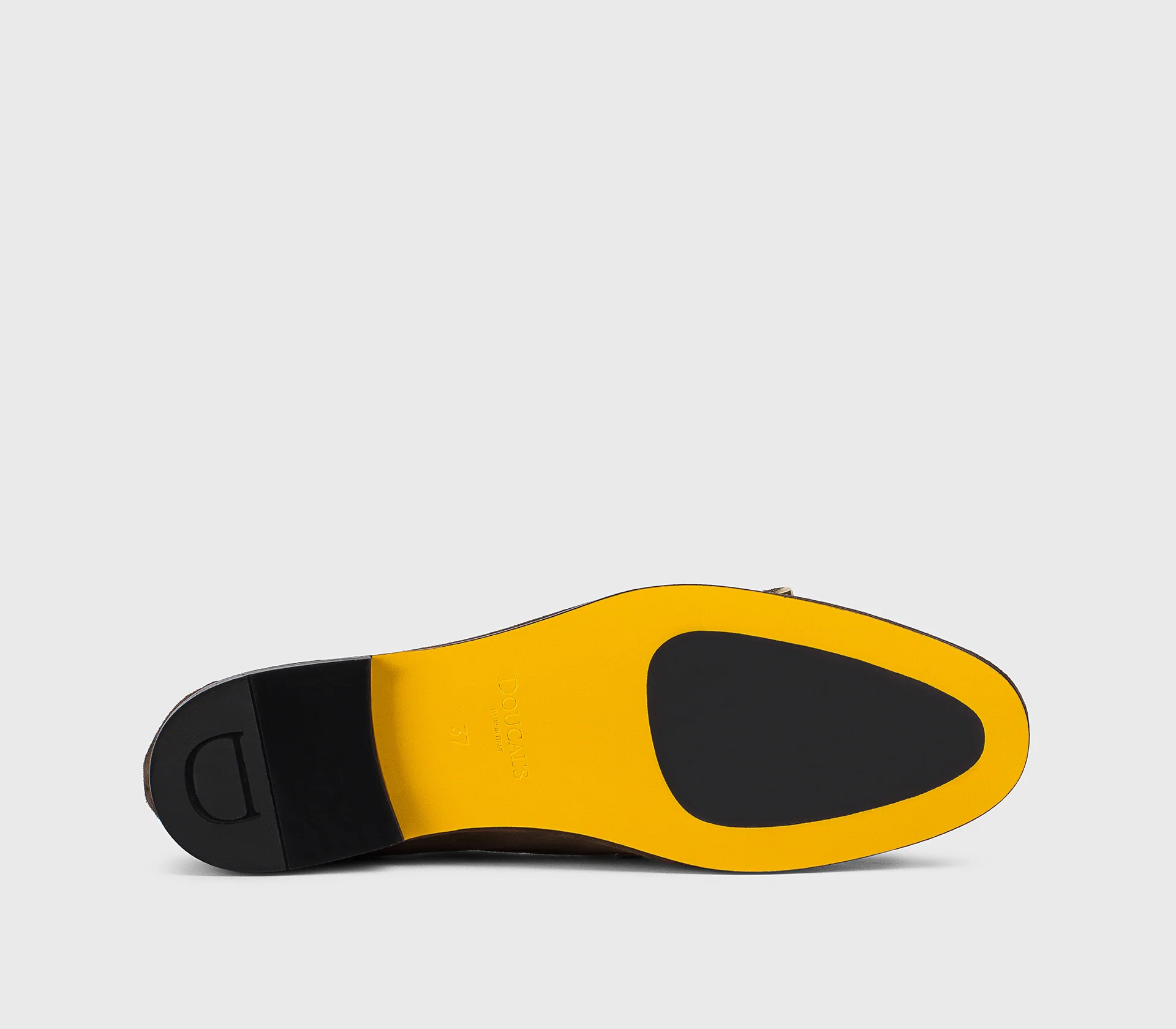 DD8877MEGNUF278NM38 - Mocassino con doppia fibbia in suede marrone "moka" - immagine 5