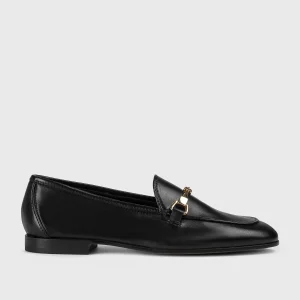 DD8878MEGNUZ279NN00 - Mocassino con morsetto in pelle nero