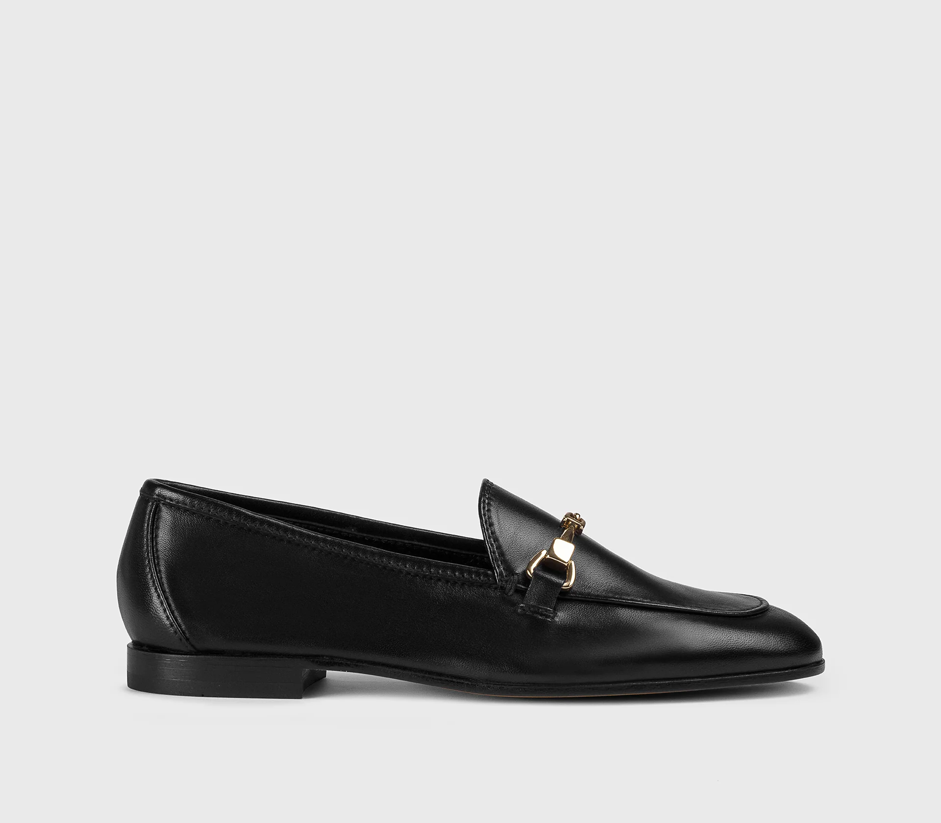 DD8878MEGNUZ279NN00 - Mocassino con morsetto in pelle nero - immagine 2