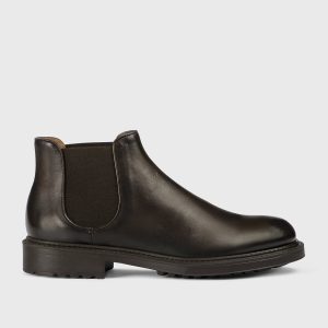 DU1329HENRUF188TM00 - Stivaletto in pelle testa di moro
