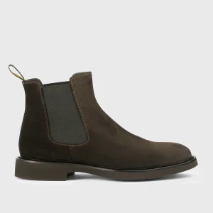 DU1343GENOUF009TM23 - Stivaletto in suede marrone