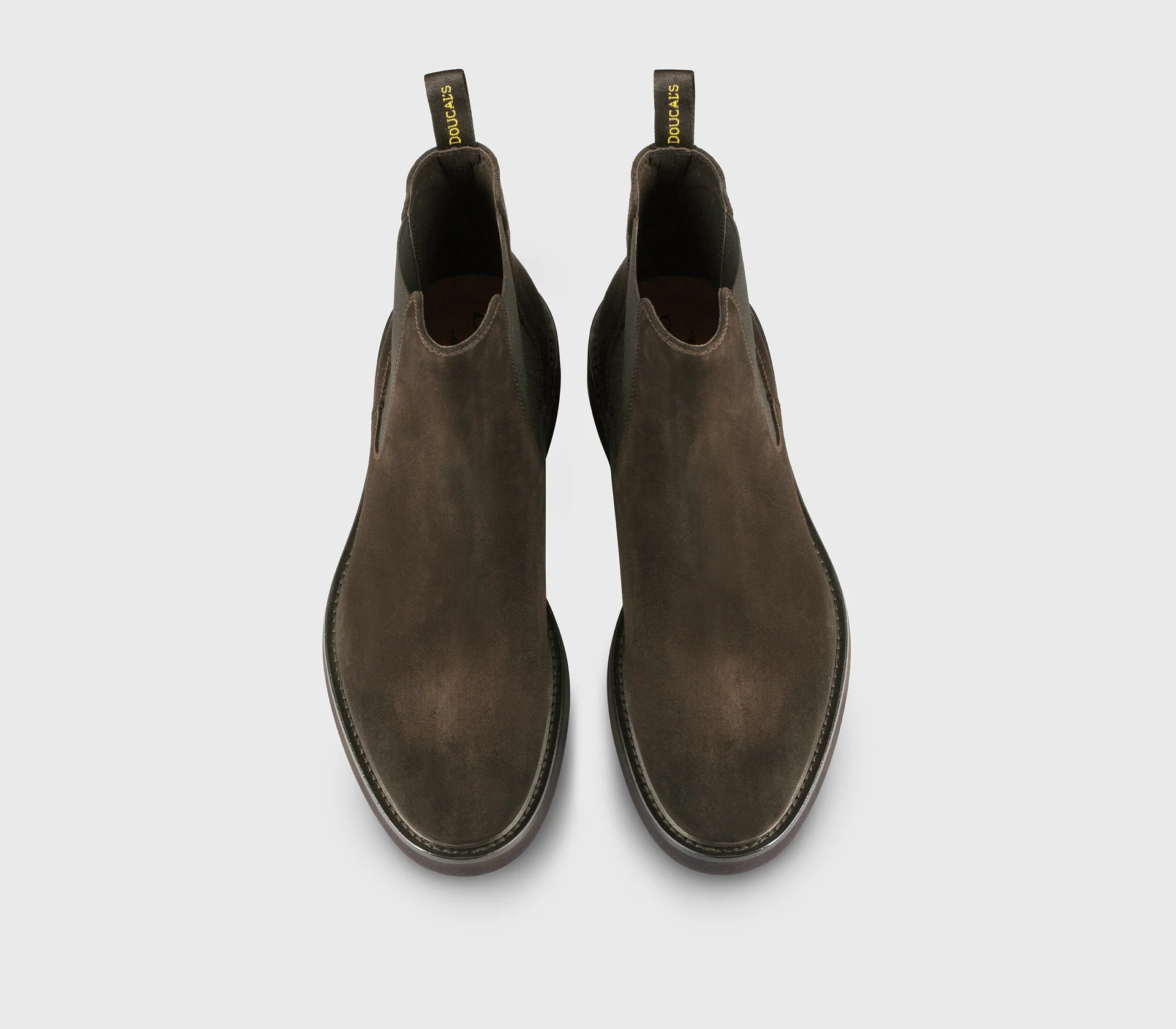 DU1343GENOUF009TM23 - Stivaletto in suede marrone - immagine 3