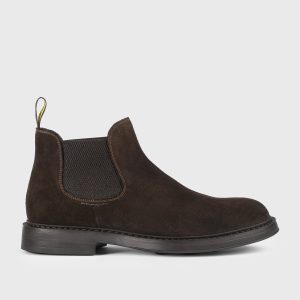 DU1384BRUXUF009TM23 - Stivaletto in suede marrone "terre"