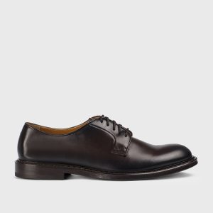 DU1385PHOEUY259TM00 - Stringata in pelle testa di moro