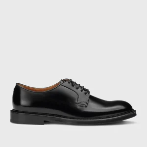 DU1385SIEWUF007NN00 - Stringata in pelle nera
