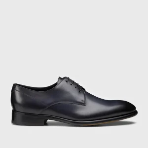 DU1856BERNUF159NB28 - Stringata in pelle blu