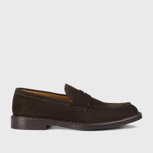 DU2528SIEWUF009TM23 - Mocassino in suede marrone "terre"
