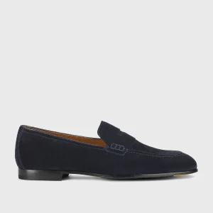 DU2983PANNUF009NB00 - Mocassino in suede blu