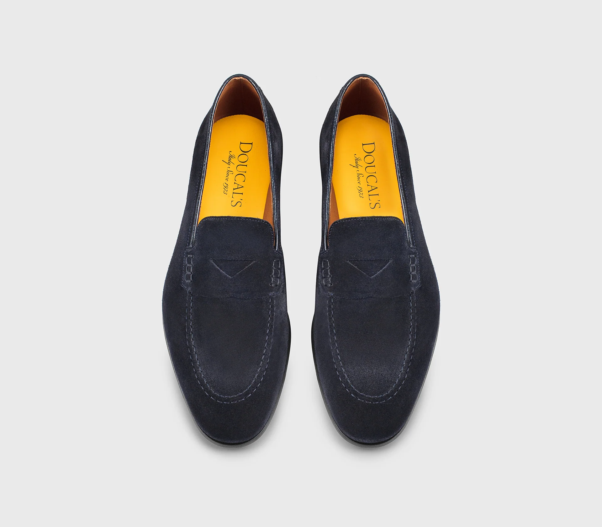 DU2983PANNUF009NB00 - Mocassino in suede blu - immagine 3