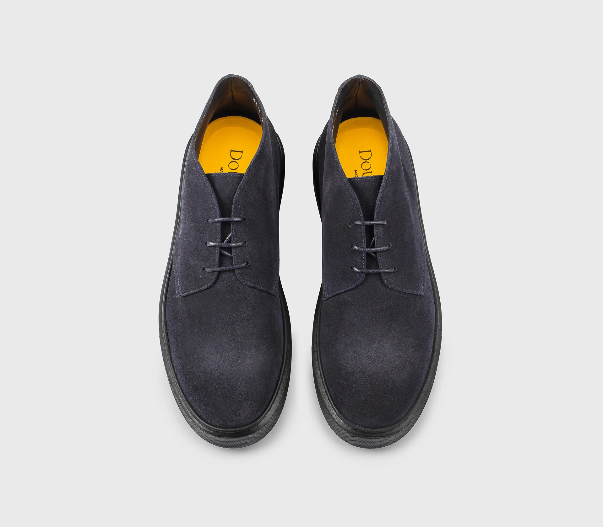 DU3216ALEXUF009NB00 - Stivaletto chukka in suede blu - immagine 3